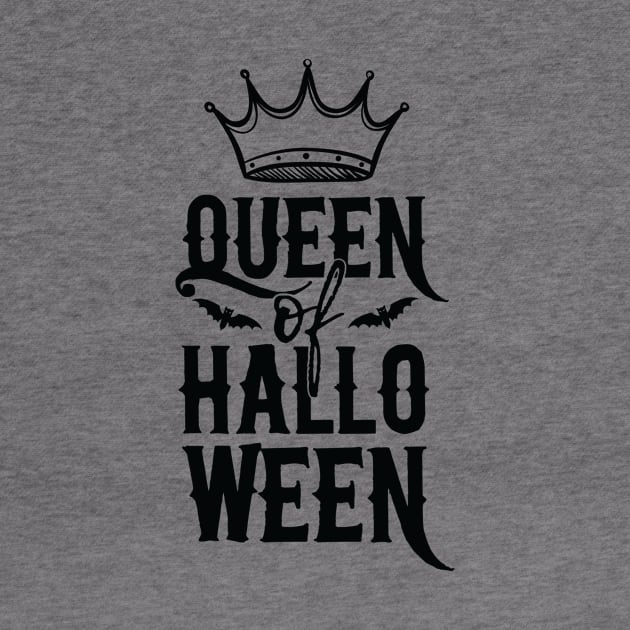 Queen of Halloween - Halloween Royalty - Halloween Shirt by BKFMerch